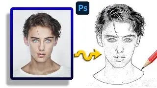How to turn Photo to Sketch in Photoshop