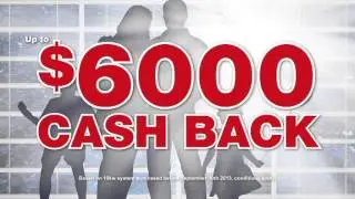 V.I.P. Solar Television Commercial showing $6000 cashback offer