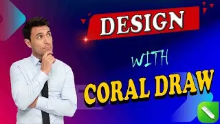 how to make design in coral draw/flowers design/designing with coral draw