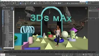 3DS MAX Videocourse - 05 - Merge Max File, Extended Objects, Importing Scenes and Objects, FBX, GLTF