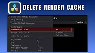 How to Delete Render Cache in Davinci Resolve 2026 - Free Up Drive Space