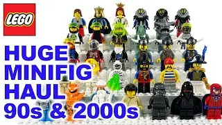 Huge Lego Minifig Haul - Some rare and unusual minifigures from the 90's and 2000's
