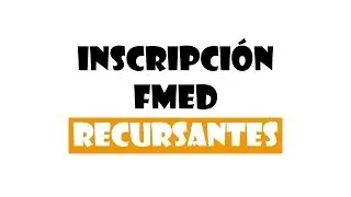 ¿Cómo hacer TALÓN DE PAGO para INSCRIPCIONES en FMED? | JohanF
