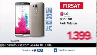 CarrefourSA HaftaSonu İndirimi LG G3 Reklamı