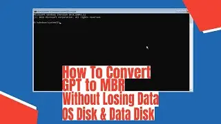 How To Convert GPT to MBR without Losing Data