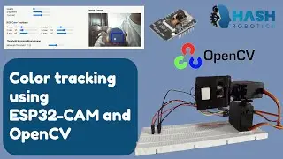 Color tracking using ESP32-CAM and OpenCV | Hash Robotics
