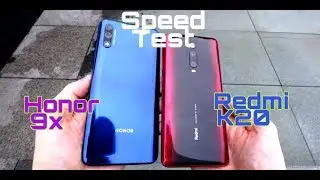 Honor 9X vs Redmi k20 Speed test