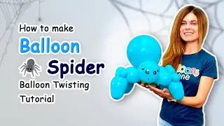 How to make Balloon 🕷 Spider | Balloon Twisting Tutorial