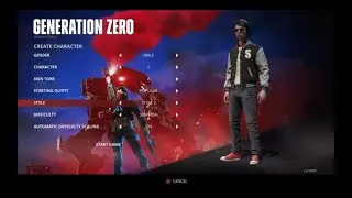 Generation Zero On Xbox Series X - Character Creation, Church Exploration Vehicle Station Bike Spawn