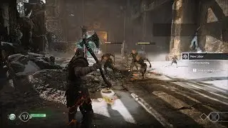 KRATOS swings that Leviathan Axe like THOR & destroys enemies for 1-minute straight | God Of War PC