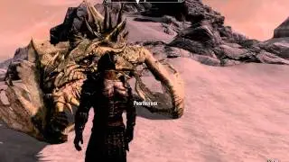 !!!!SPOILERS!!!! The elder scrolls: Skyrim, Meeting Paarthurnax the dragon, for the first time.