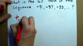 Find a Term in a Sequence (Arithmetic)
