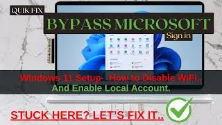 How to Setup Windows 11 without Microsoft Account (100% Sure Solution) 2024
