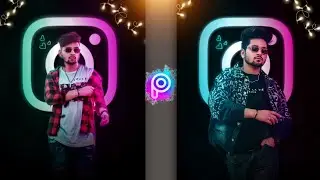 Instagram Dual tone photo editing🔥 || Instagram logo photo editing || PicsArt editing tutorial.
