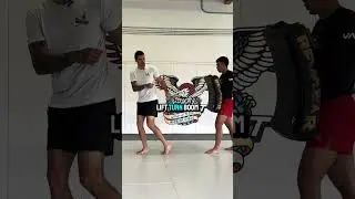 Spinning back kick off of the switch #mma #muaythai #ufc #martialarts #taekwondo #karate #spin