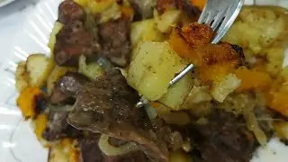 ЖАРКОЕ  из Лёгкого, с Тыквой. Пальчики оближешь. Блюда из Тыквы. Оболденный ужин.