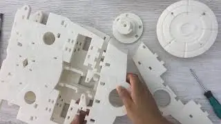 InMoov Robot Top Stomack Yapımı ( Göbek ) 2. video