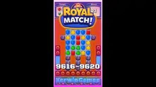 Royal Match Level 9616 9617 9618 9619 9620 - No Boosters Gameplay