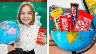 🍫 СПОСОБЫ КАК ПРОНЕСТИ СЛАДОСТИ НА УРОК ⚡ | Типы школьников на уроке | Скетч Мимилашка