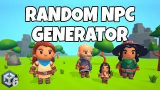 Unity Random NPC Generator Using Skinned Mesh Renderers 🎨