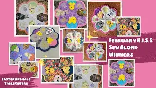Easter Animals Embroidery Sew Along - Keeping it Simple Sew Along Winners