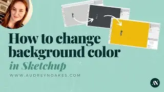SKETCHUP: How to change background color
