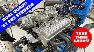 HOW TO: DUAL-QUAD 283 STROKER CORVETTE MOTOR. FULL DYNO RUNS, RESULTS AND CARB TUNING. WILL IT WORK?