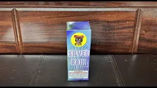Black Cat Fireworks - Silver Rain Fountain
