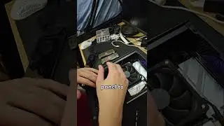Finishing my mini ITX PC build! #techtok #pcbuild