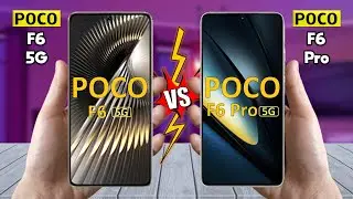 Poco F6 Vs Poco F6 Pro - Full Comparison 🔥 Techvs