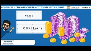 Power BI - Change Currency to INR with Lakhs