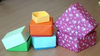 Geschenkschachteln ganz einfach selber falten