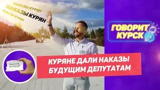 Прохожие в Курске дают наказы кандидатам в депутаты