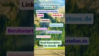 How to Find Internships in Germany? 