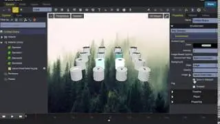 How to create a background color or background image in Clara.io