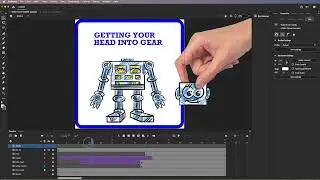 Robot web banner ad