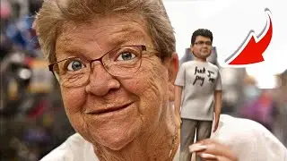 ANGRY GRANDMA TOY PRANK!