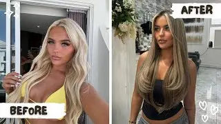 Massive Hair Transformation || ibiza glow up 🌴🫣