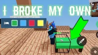 i broke my OWN BED in roblox bedwars… (Easiest Squads Win)