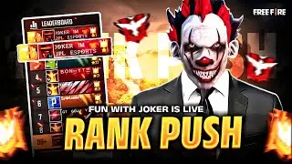 🛑NEW SEASON S41 BR REGION TOP 1 PUSHING | 🥵 ON LIVE ⚜️ GRAND REGION TOP 1 PUSHING 🤣 | #funwithjoker