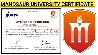 Mandsaur University Certificate 2023 | Free Certificate | Knowledge 100 | Online Certification 2023