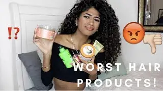 The WORST Curly Hair Products!