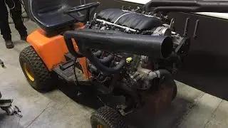 Superbike Engines Swap - Garden Tractor, Mower and more powered with Big Turbo Motorcycle Engines