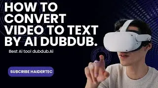 How to convert video to text