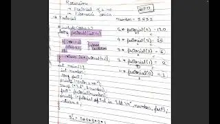 Factorial Of a Number | C | Recursion | Stack