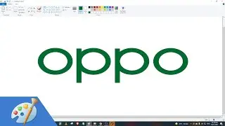 How to draw OPPO logo using MS Paint