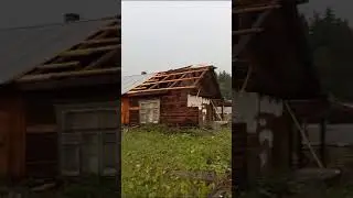 последствия урогана у родителей в Верхотурье 12.07.2023