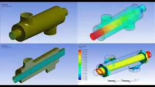 Single Pipe Shell and tube Heat Exchanger Design in Ansys Workbench Designer Modeler Part 1