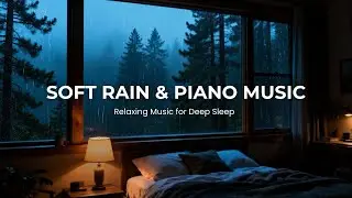 Peaceful Dreams 🎶 Rain and Piano Music for Healing Sleep and Serenity