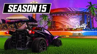 *NEW* SALTY FEST MAP GAMEPLAY IN ROCKET LEAGUE SEASON 15!